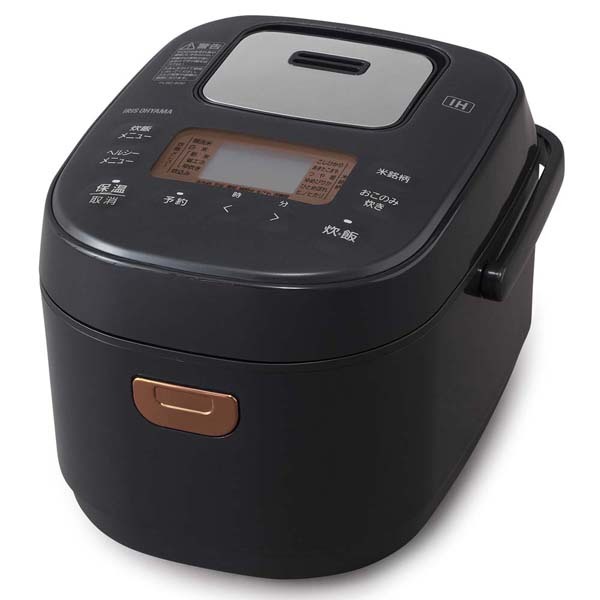 IRIS OHYAMA IH炊飯器 3合 1200W IRIS OHYAMA 炊飯器 3合炊き 一人暮らし用 アイリスオーヤマ IH