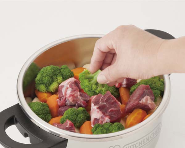 【リサイクルストアスターズ吉野店】【中古品】アイリスオーヤマ キッチンシェフ 圧力鍋 4L H-KPC-40E H-KPC-40E キッチンシェフ かんたん開閉圧力鍋 1個 アイリスオーヤマ