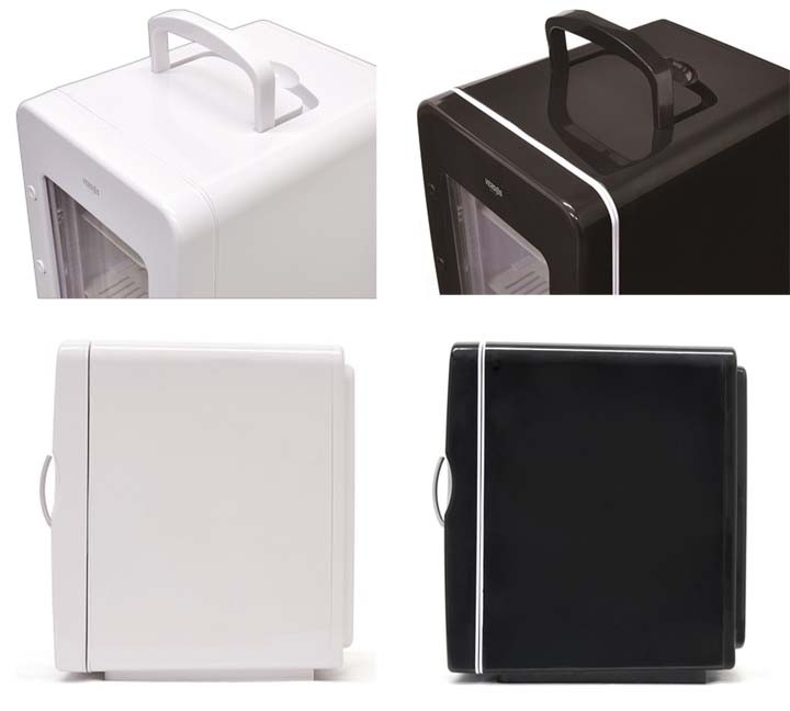 ポータブル 保冷温庫 4L VS-416 ブラック 2電源式 小型 冷温庫 保冷 保温