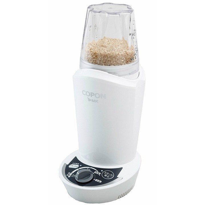 家庭用小型精米機 COPON 2合用 ホワイト SMH-200W エムケー精工 (D)(B