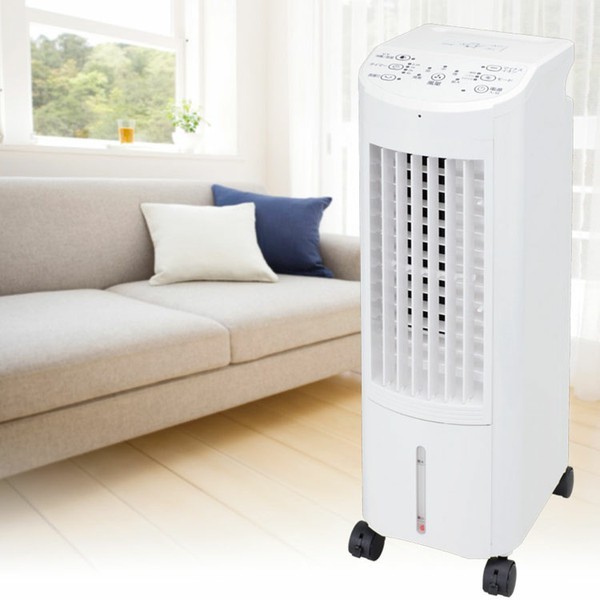 丸隆 UV除菌機能付き冷風扇 冷風機白 MA-832 (D)(B)入り : マイルーム