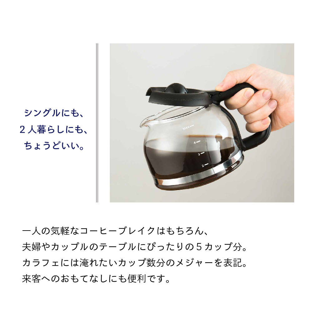 ラッセルホブス Russell Hobbs コーヒーメーカー ベーシックドリップ 5