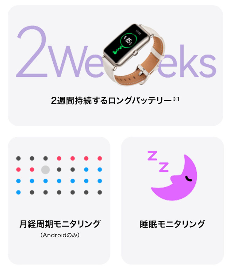 HUAWEI（ファーウェイ） HUAWEI WATCH FIT mini TIA-B39 (D) : マイ