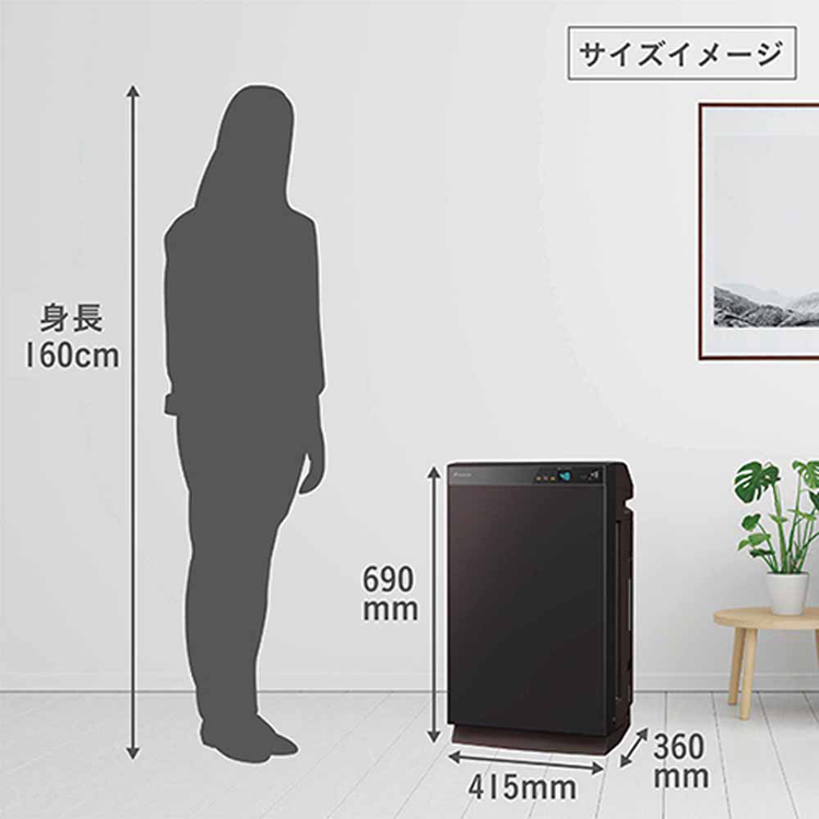 ダイキン（DAIKIN） 除加湿ストリーマ空気清浄機 うるるとさらら空気