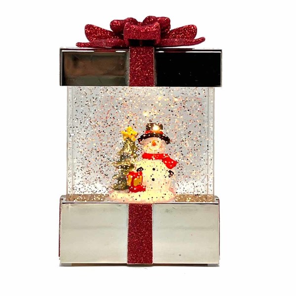 スノードーム クリスマス LED キラキラ インテリア 雑貨 スノードーム