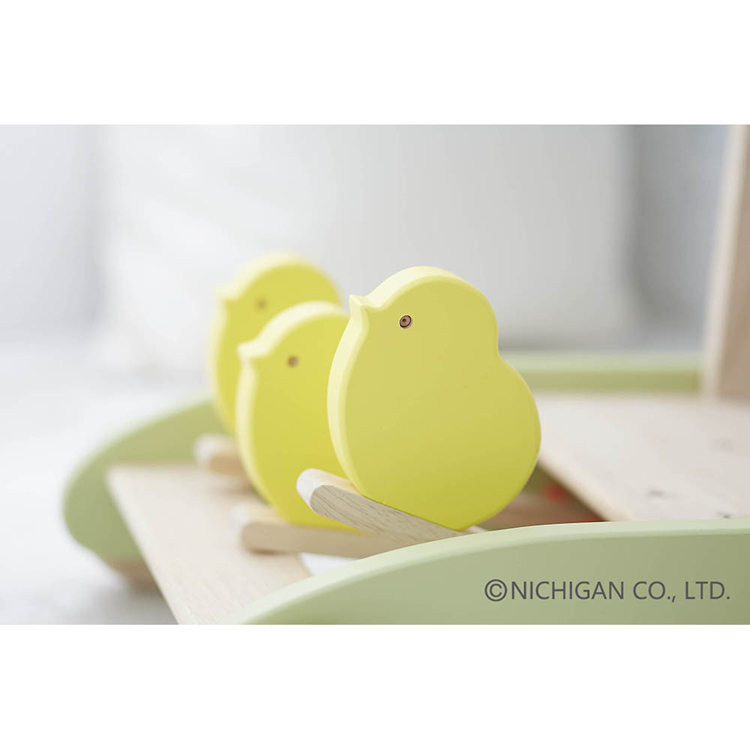 木のおもちゃ知育玩具木製玩具ギフト天然木NICHIGAN1才〜おさんぽpipiニチガン 