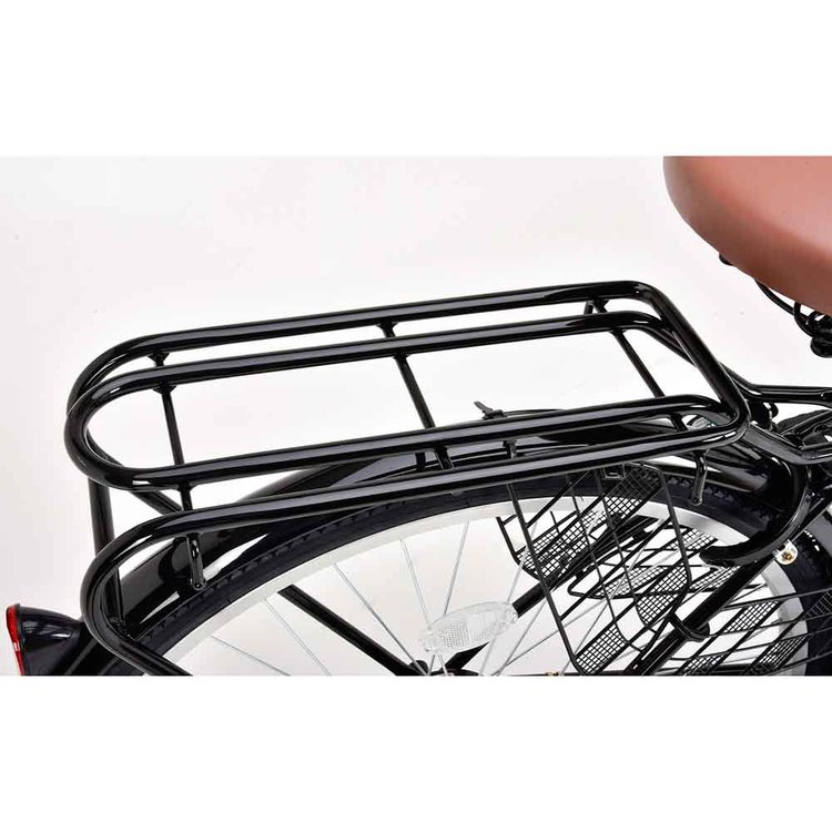 自転車 軽快車 リング錠・オートライトライト装備 フロントバスケット