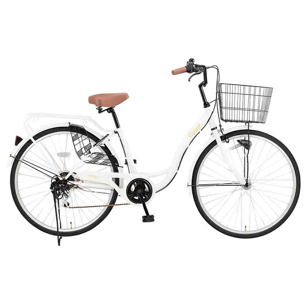 自転車 軽快車 リング錠・オートライトライト装備 フロントバスケット 自転車 軽快車 リング錠・オートライトライト装備 フロントバスケット