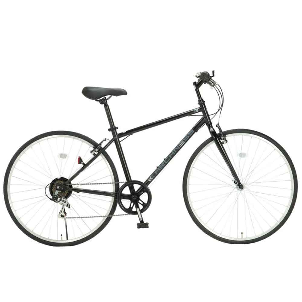 クロスバイク シマノ製 6変速 27インチ 軽量 シティサイクル (完成品お