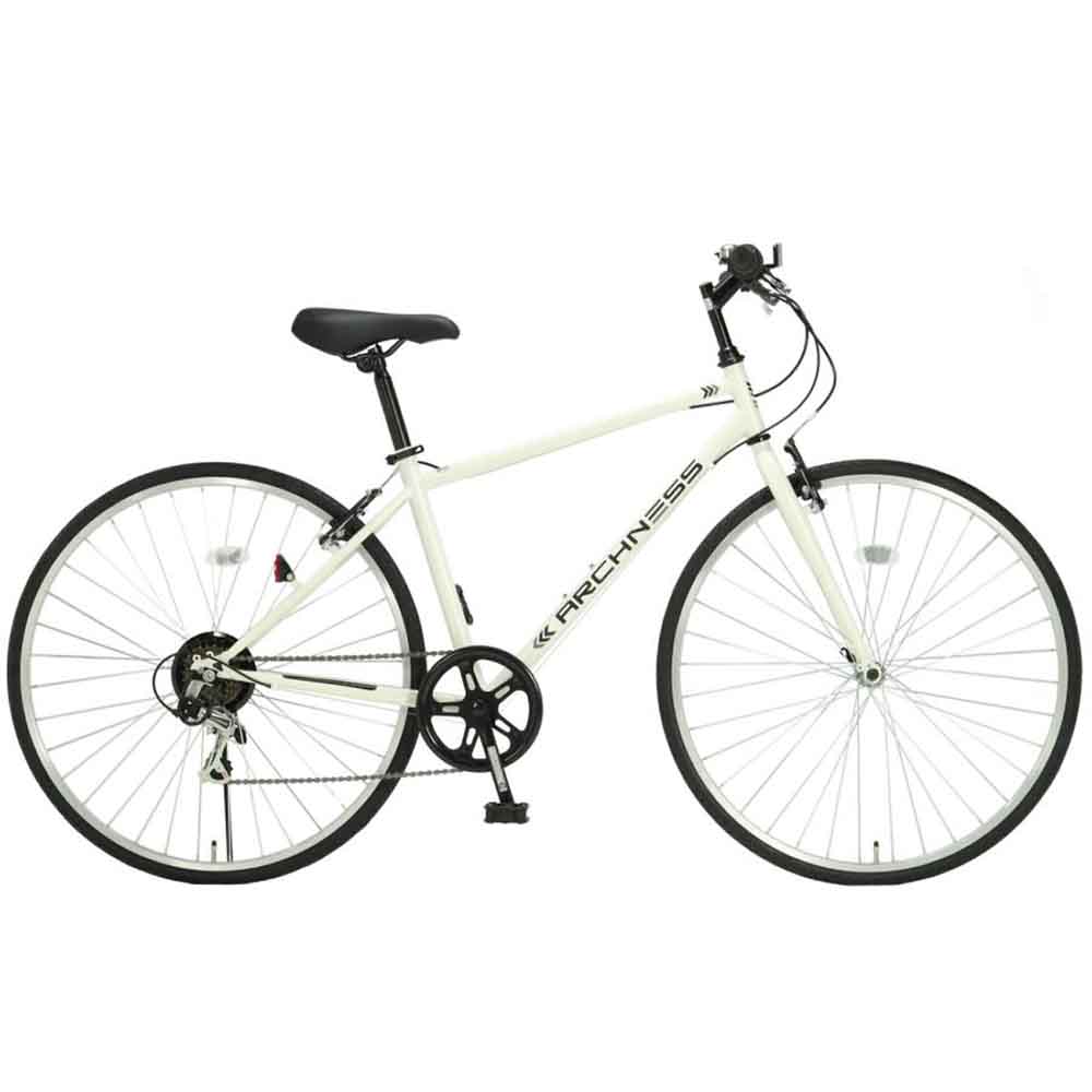 クロスバイク シマノ製 6変速 27インチ 軽量 シティサイクル (完成品お