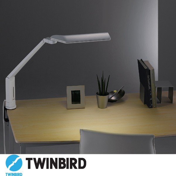 ツインバード（TWINBIRD） デスクライト LED クランプ LE-H635W（送料