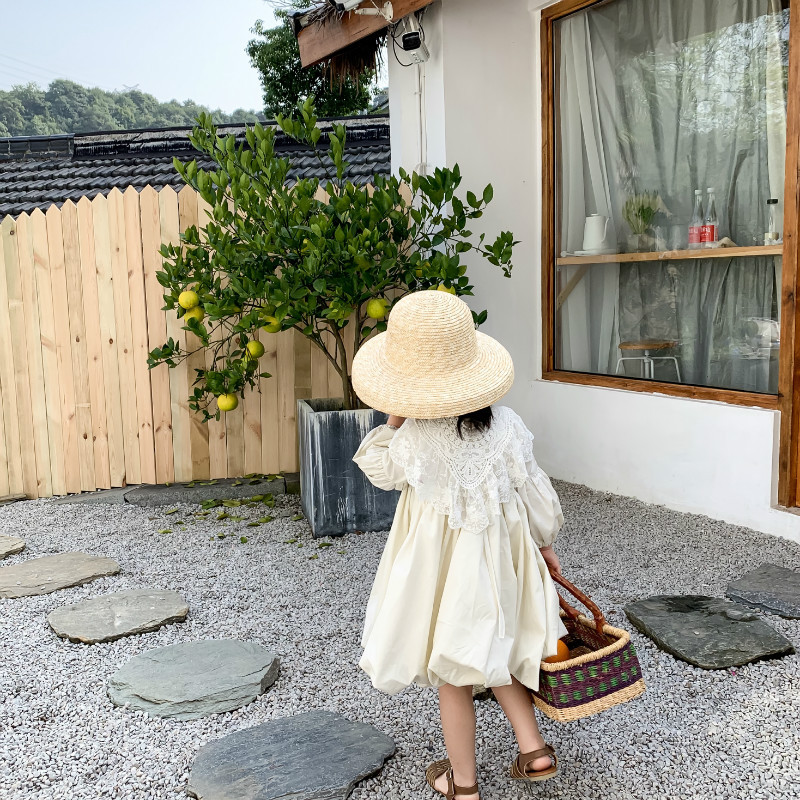 子供服 女の子 ベビー服 ワンピース 1歳 2歳 3歳 4歳 長袖 レトロ 大人