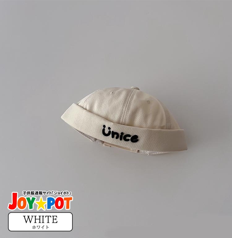 帽子 キャップ ベビー 子供用 メロン帽 可愛い ロゴ ワンポイント 男の子 女の子｜joypot｜02