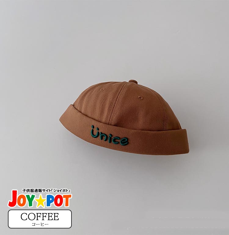 帽子 キャップ ベビー 子供用 メロン帽 可愛い ロゴ ワンポイント 男の子 女の子｜joypot｜03