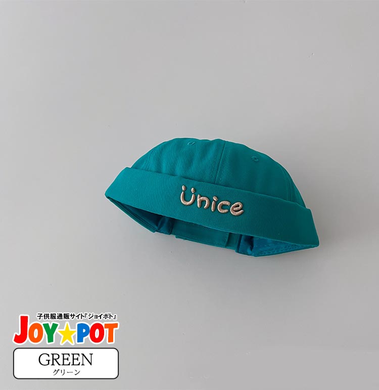 帽子 キャップ ベビー 子供用 メロン帽 可愛い ロゴ ワンポイント 男の子 女の子｜joypot｜05