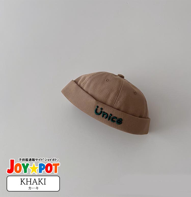 帽子 キャップ ベビー 子供用 メロン帽 可愛い ロゴ ワンポイント 男の子 女の子｜joypot｜06