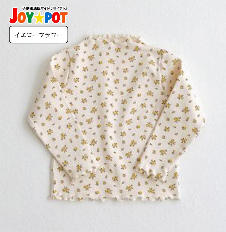 キッズ ベビー服 Tシャツ ブラウス 長袖 花柄 ドット柄 秋服 春服 子供服 女の子 80 90 100 110 120 130 | キッズ | 04