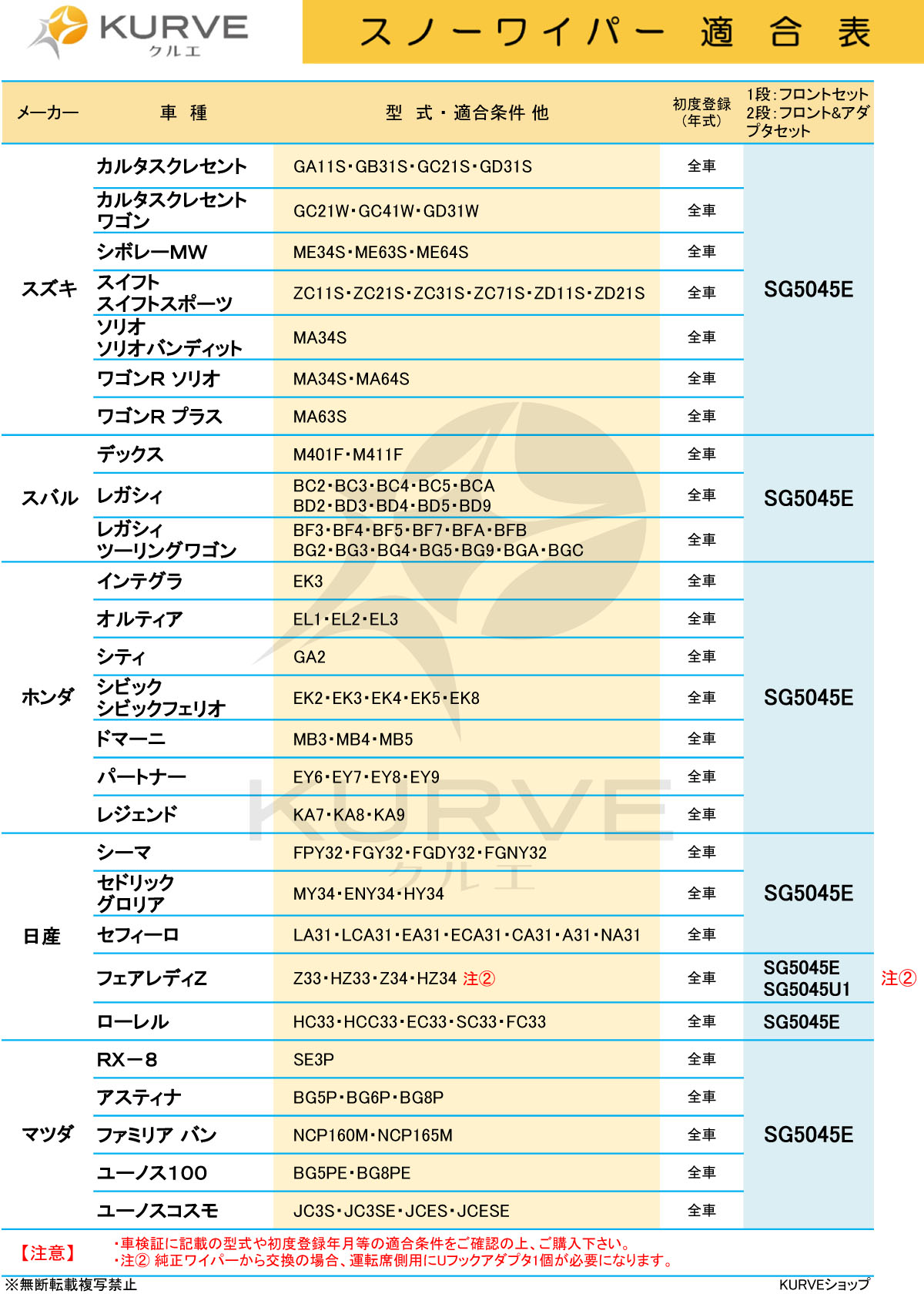 フェアレディ 【取付仕様違い特価】スノーワイパー 雪用ワイパー
