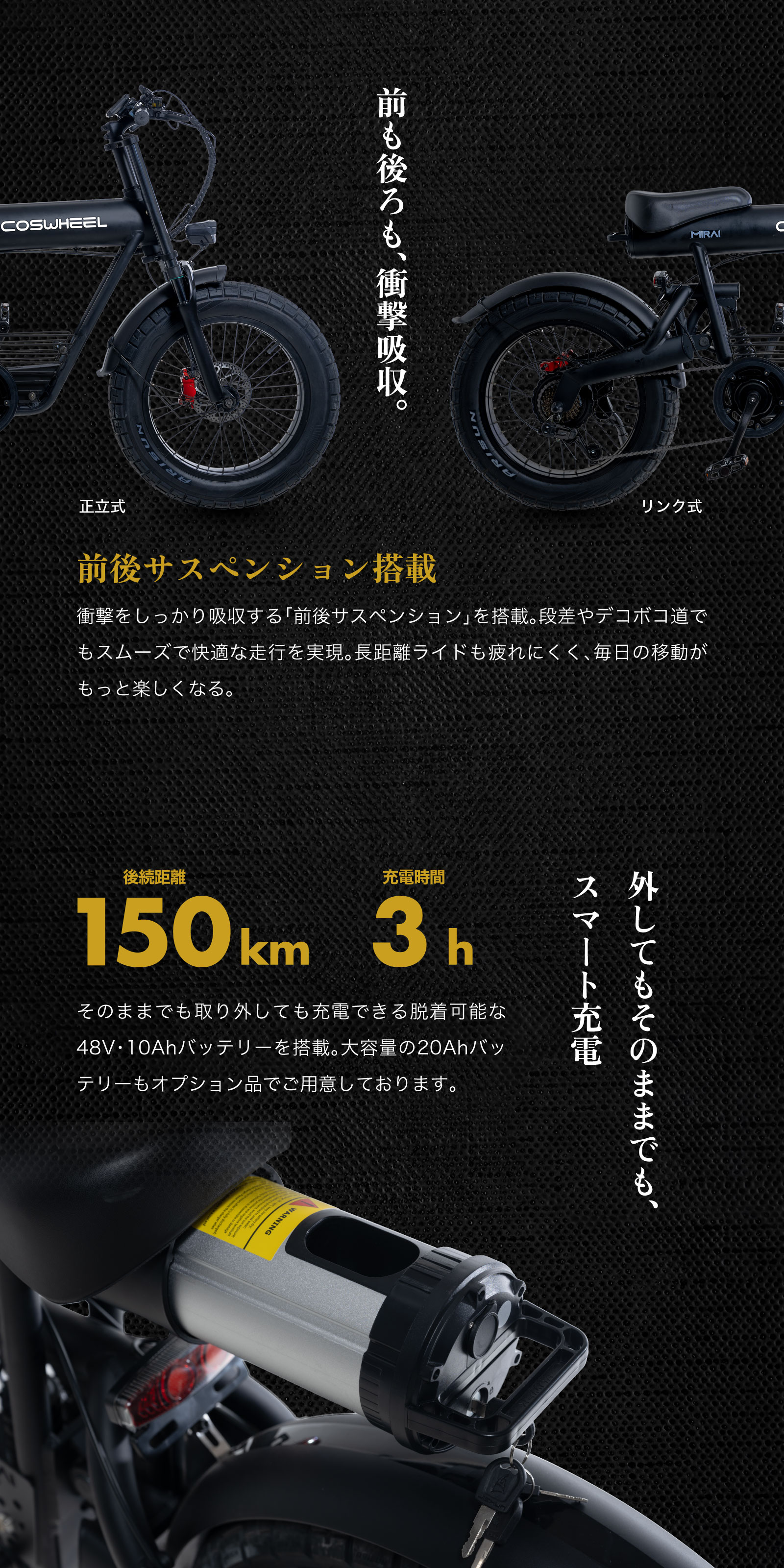 COSWHEEL 電動アシスト自転車 電動自転車 COSWHEEL MIRAI COMFORT e