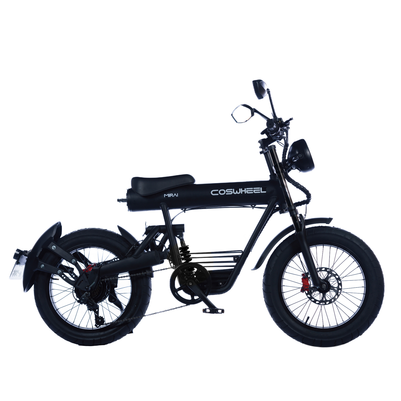 電動バイク COSWHEEL MIRAI S 原付一種 50ccクラス モデル 公道走行可 1台で フル電動自転車 電動アシスト 自転車 ファットバイク｜jpstars｜03