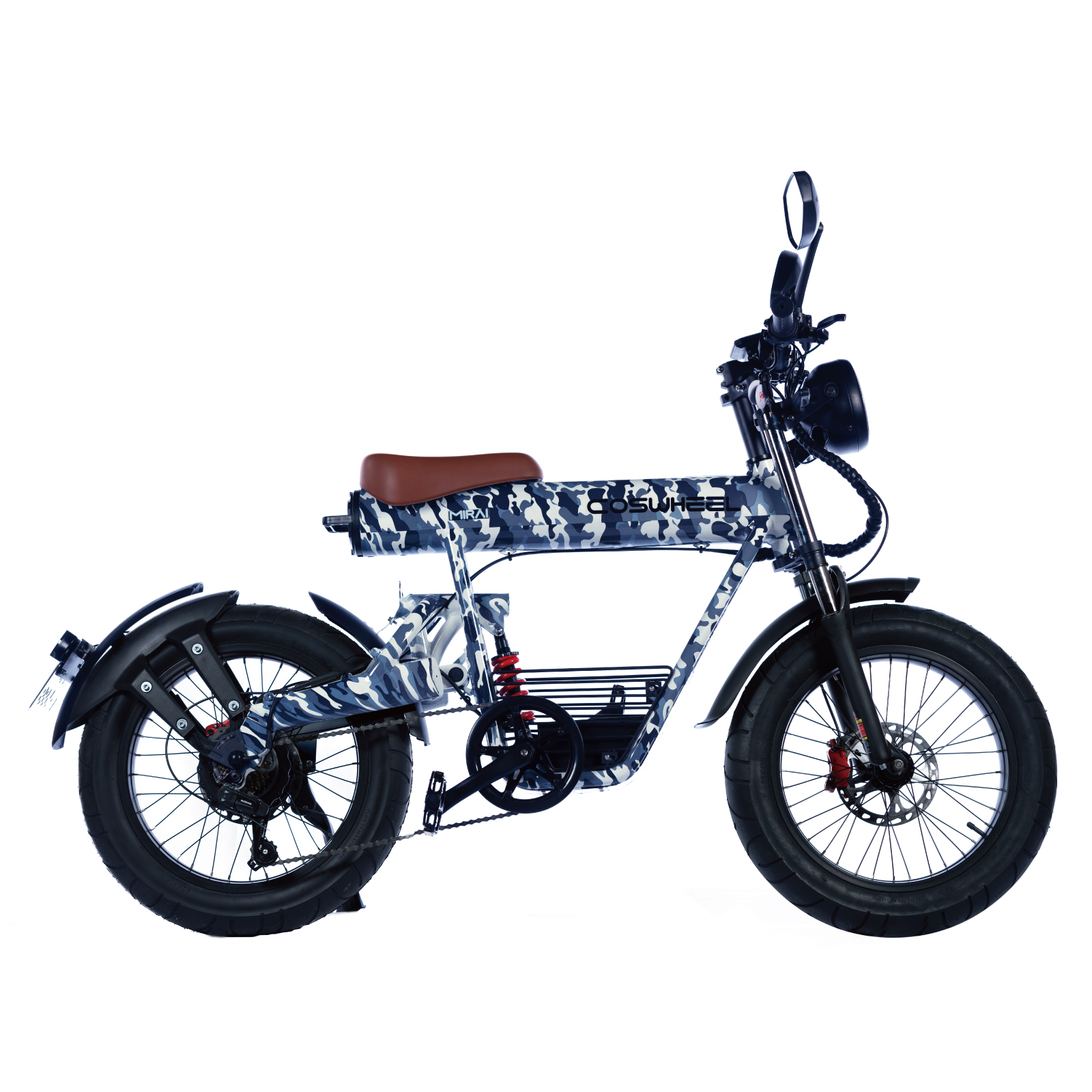 電動バイク COSWHEEL MIRAI S 原付一種 50ccクラス モデル 公道走行可 1台で フル電動自転車 電動アシスト 自転車 ファットバイク｜jpstars｜04
