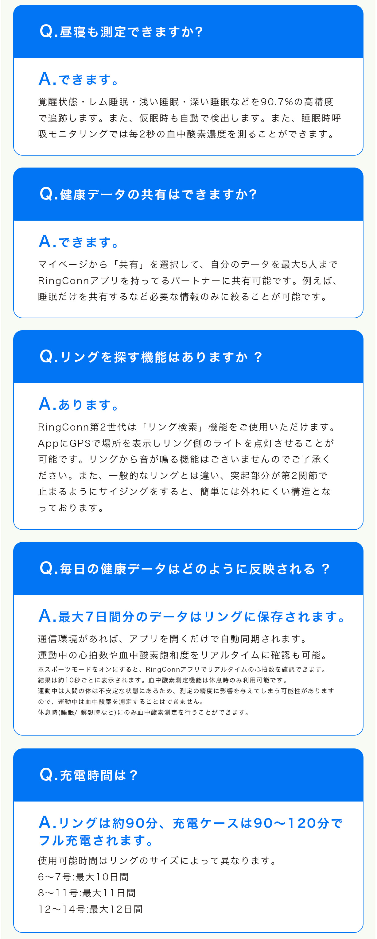 RingConn第2世代の画像