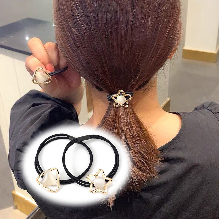 ヘアゴム キラキラ おしゃれ ヘアアクセサリー 結び シンプル 髪留め 髪飾り パーティー 二次会 お呼ばれ(メール便送料無料)  :6FH005HC:jryuukin 通販 
