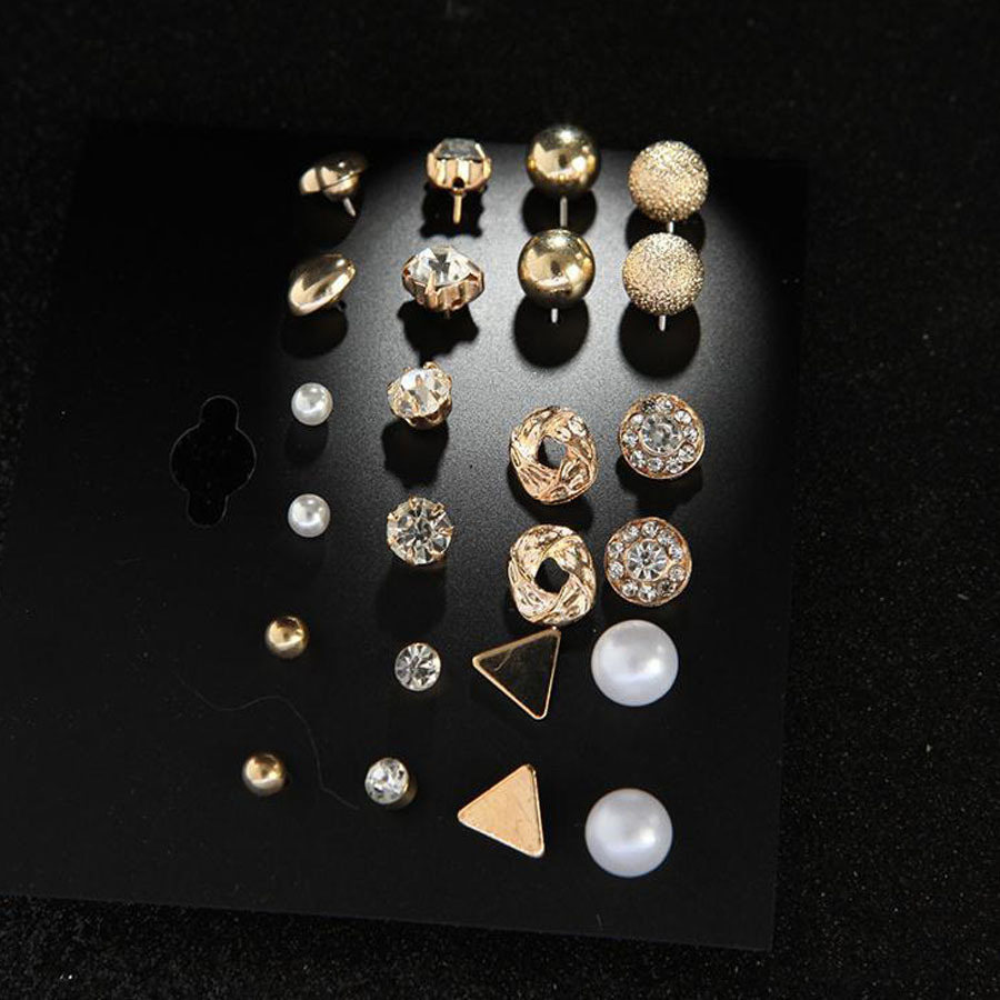 ピアス セット 12点セットピアス フープピアス スタッドピアス パール