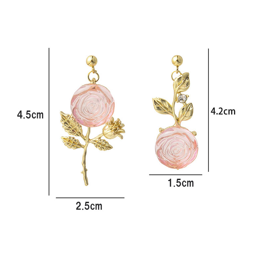 ピアス はな 揺れる ロングピアス 大ぶり モチーフピアス 花 可愛い