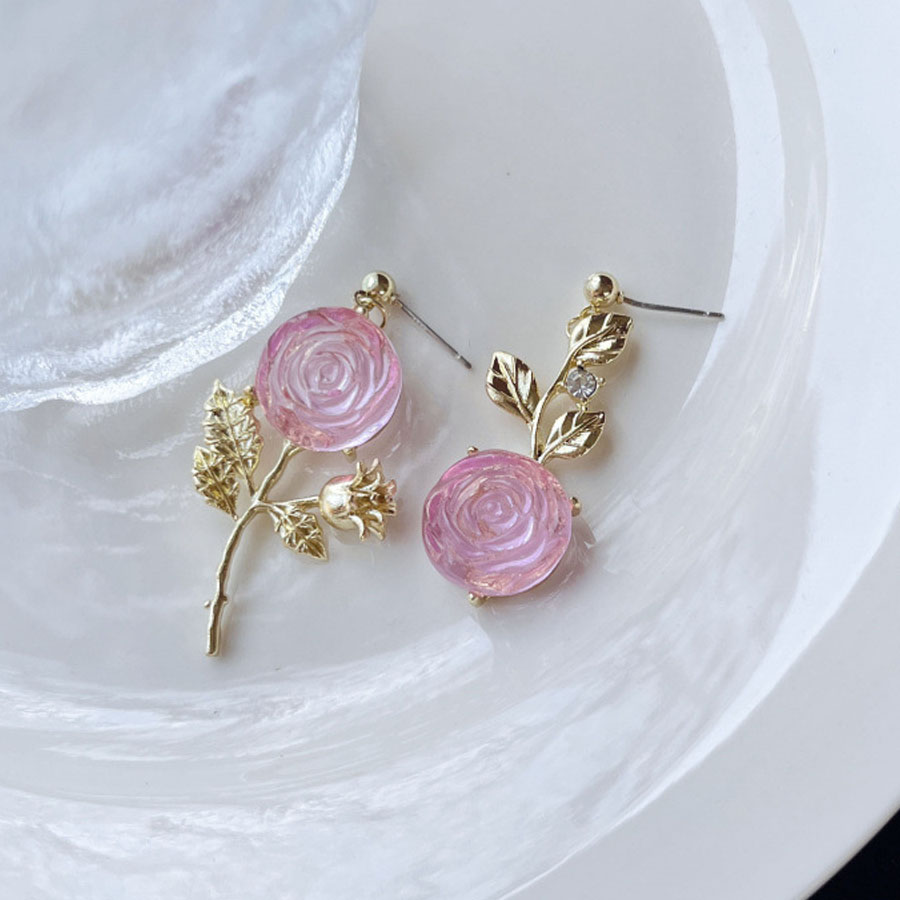 ピアス はな 揺れる ロングピアス 大ぶり モチーフピアス 花 可愛い