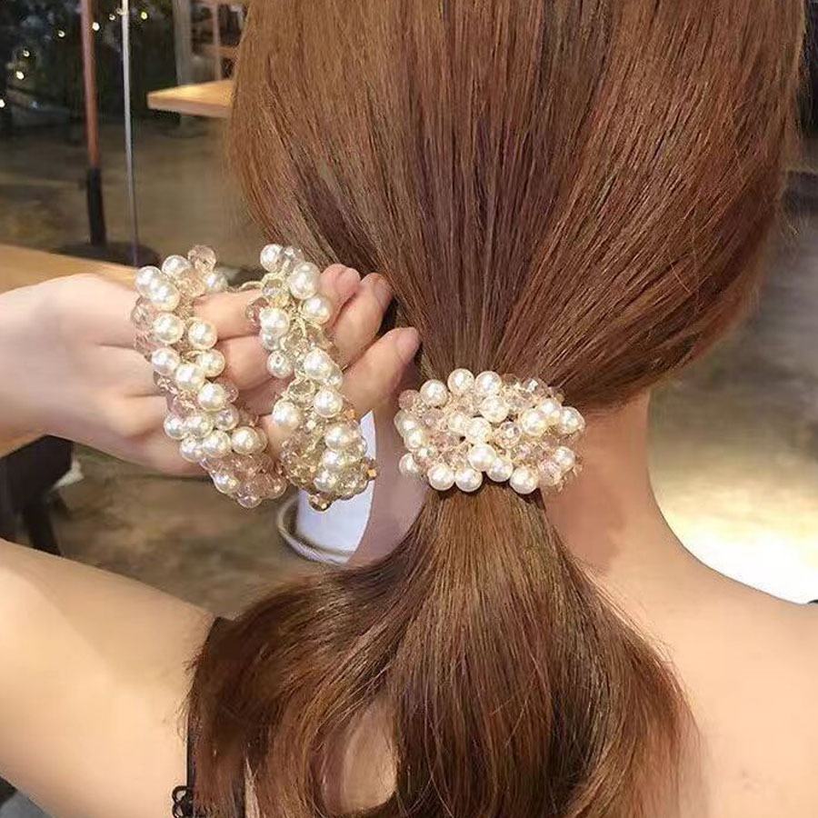 ヘアゴム パール バブル シンプル ブレスレット ビーズ ヘア留め ヘアアクセサリー 髪飾り 上品 パーティー飾り(メール便送料無料)  :6ZX008HC:jryuukin - 通販 - Yahoo!ショッピング