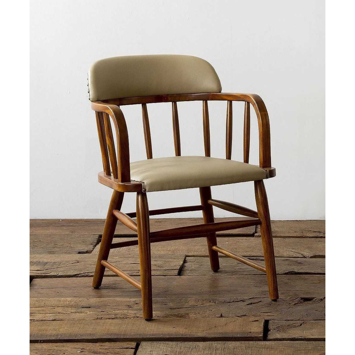 ACME Furniture（アクメファニチャー） OAKS ARM CHAIR_PVC ベージュ