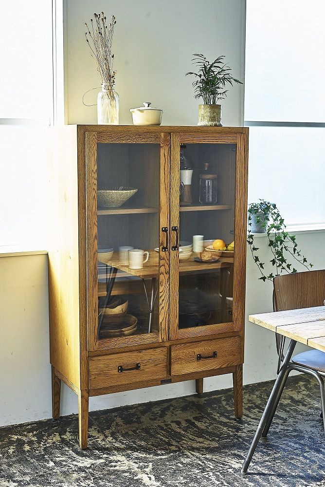 JOURNAL STANDARD FURNITURE ジャーナルスタンダードファニチャー CHRYSTIE GLASS CABINET クリスティー  ガラスキャビネット