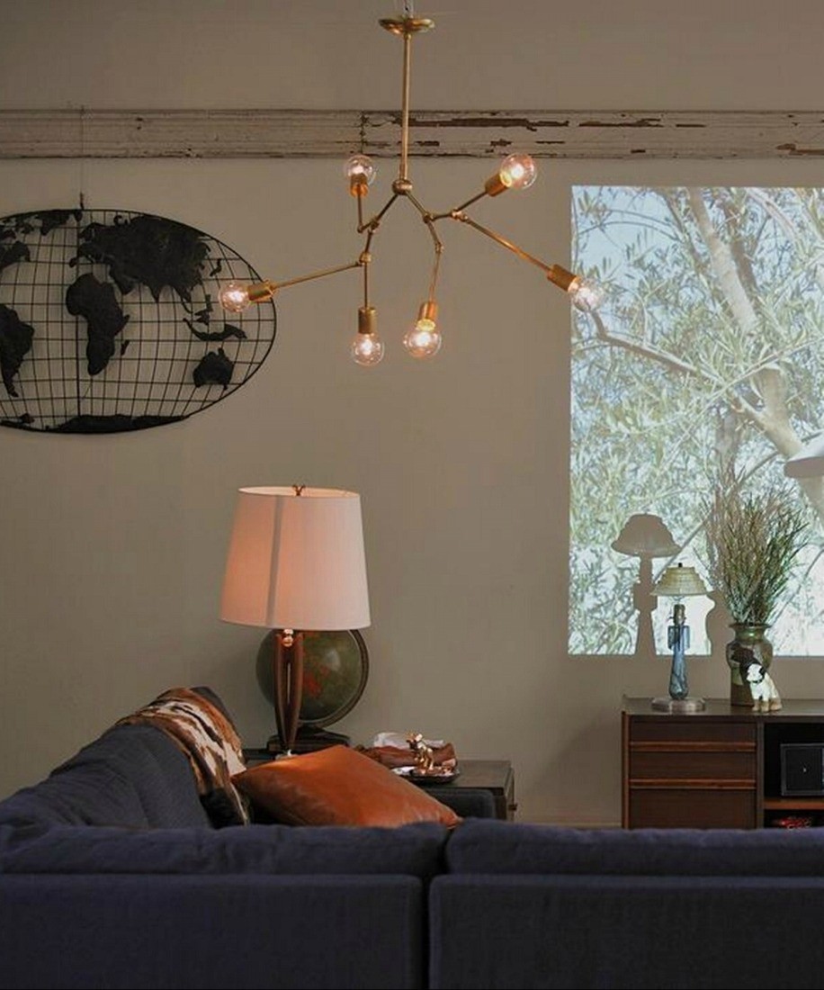 ACME Furniture アクメファニチャー SOLID BRASS LAMP 6ARM