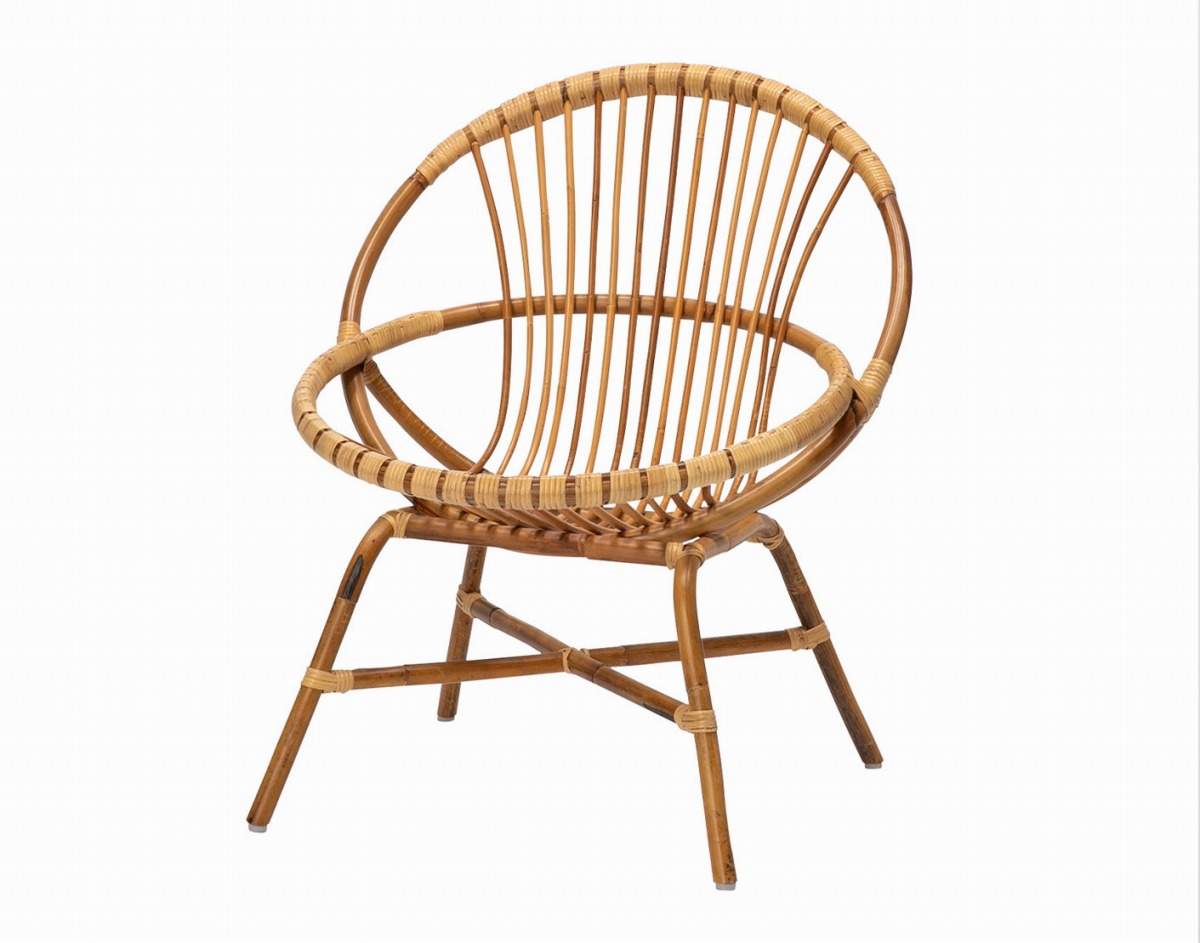 JOURNAL STANDARD FURNITURE ジャーナルスタンダードファニチャー ROTIN LOUNGE CHAIR ロティン  ラウンジチェア ラタンチェア パーソナルチェア 代引不可 :ms-15002206:journal standard Furniture - 通販 - 