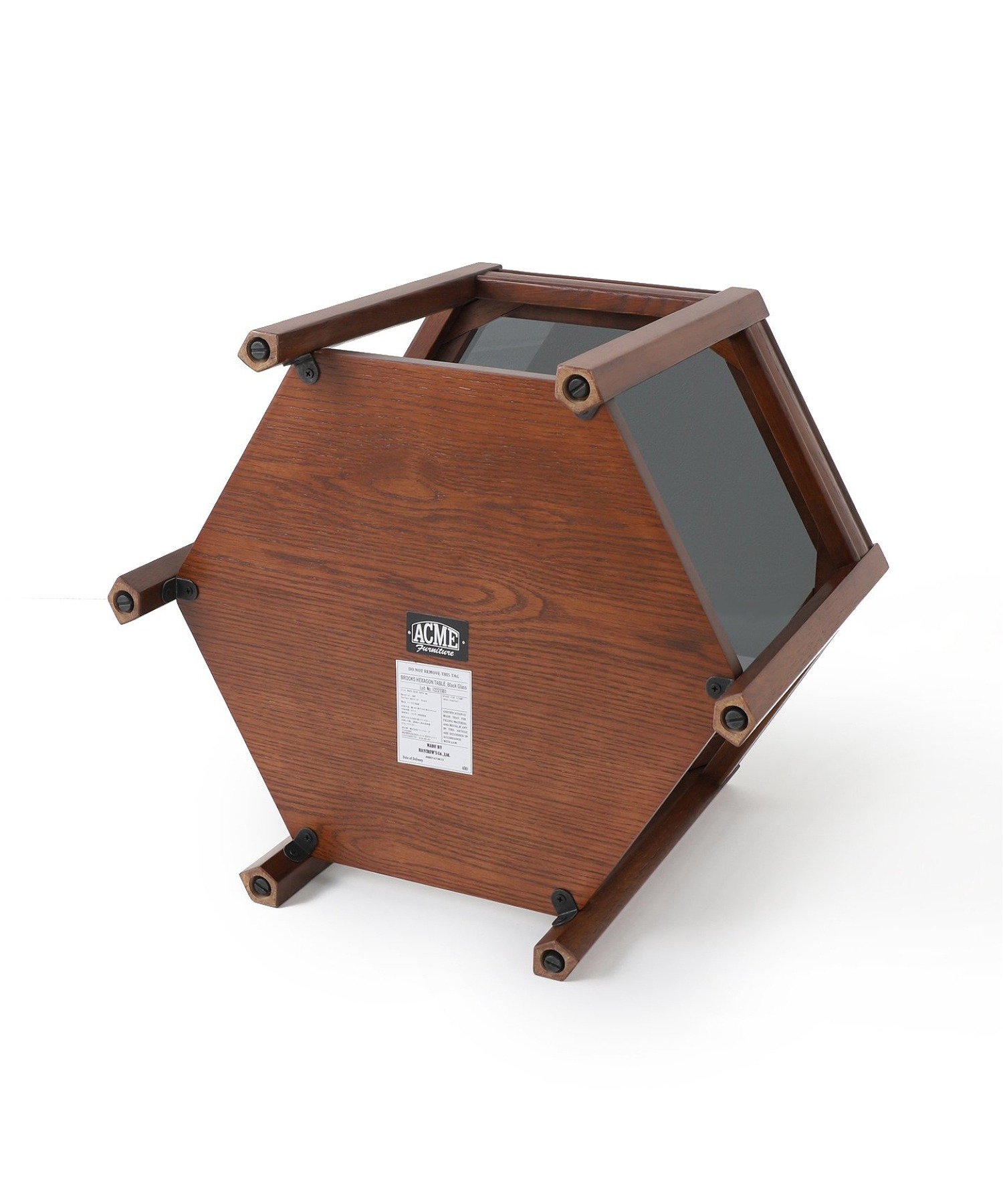 ACME Furniture アクメファニチャー BROOKS HEXAGON TABLE BLACK