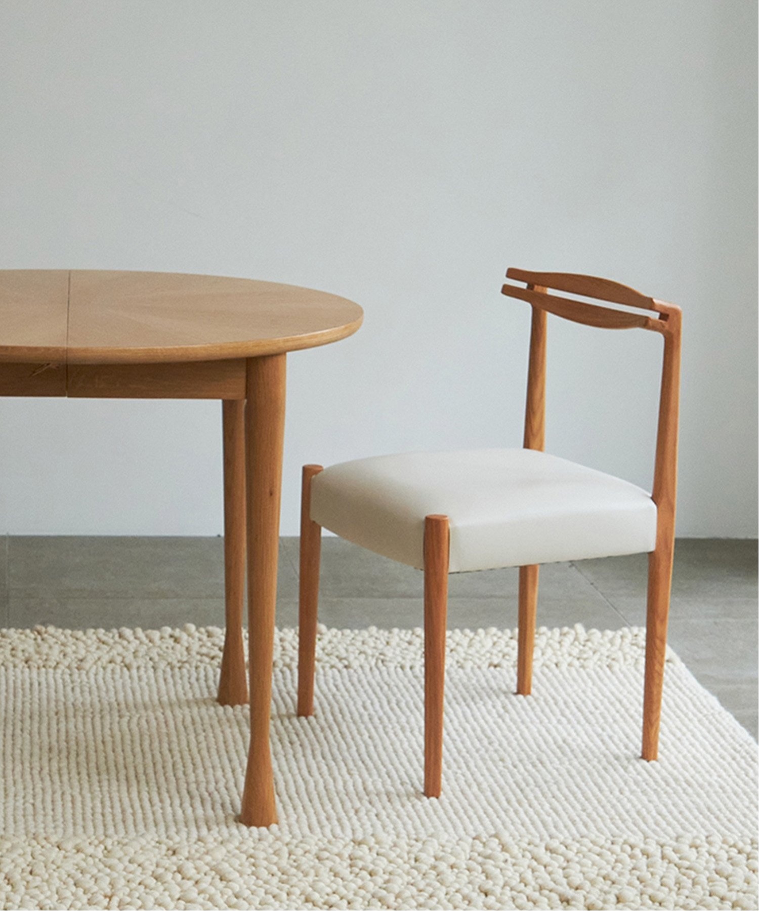 ジャーナルスタンダードファニチャー　ダイニングチェアー　座面レザー journal standard Furniture ジャーナルスタンダード 家具