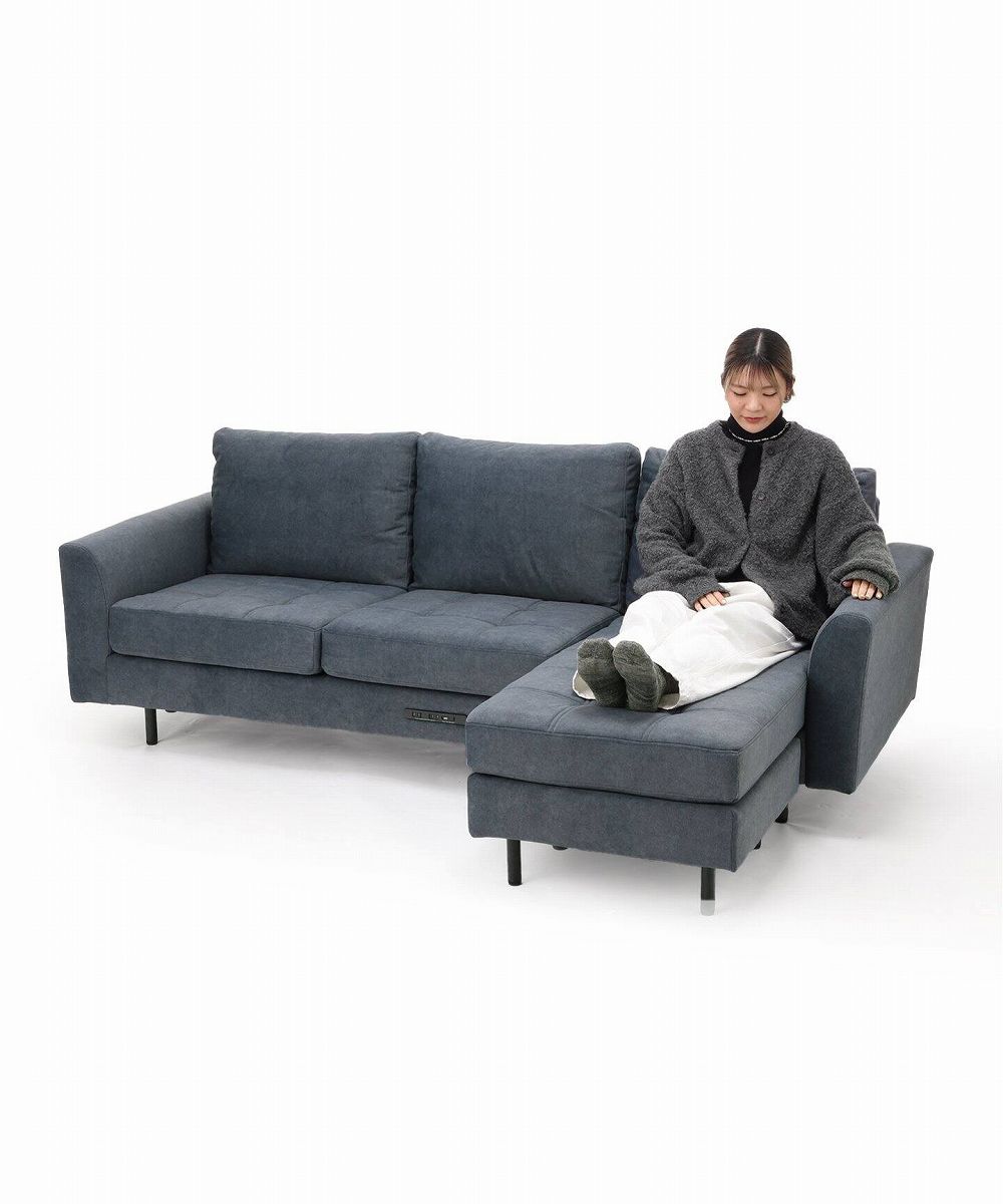 PSF JOURNAL STANDARD FURNITURE COUCH SOFA NAVY ジャーナル