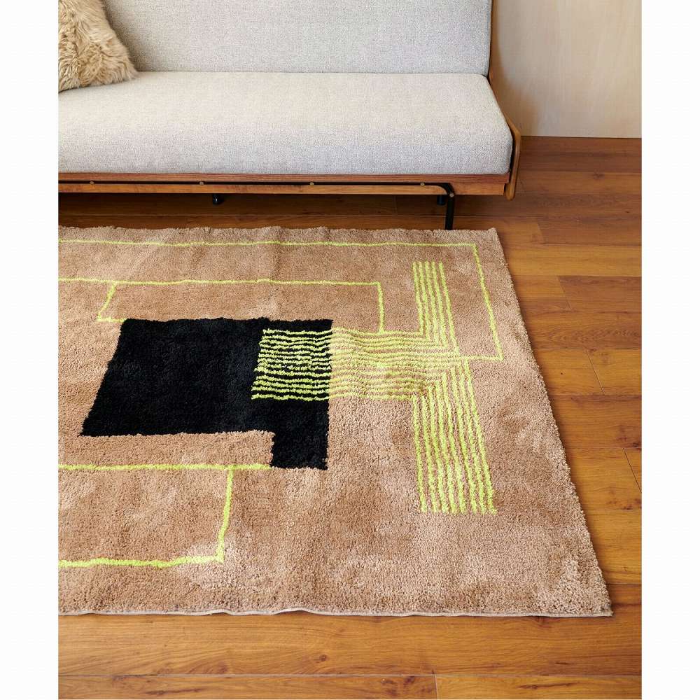 ラグ・カーペット JOURNALSTANDARDFURNITURE BROCK RUG BROCK RUG 200×200 ブロックラグ（ラグ・マット）｜JOURNAL