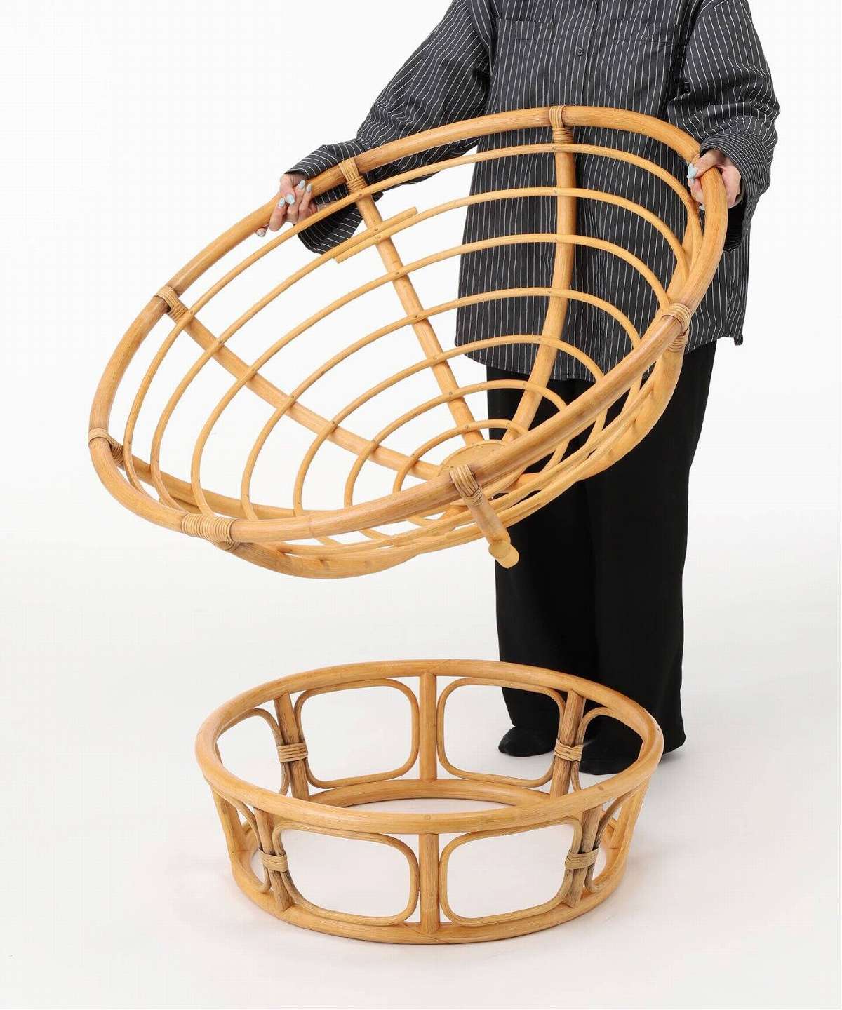 ACME Furniture（アクメファニチャー） WICKER EASY CHAIR 2nd IVORY