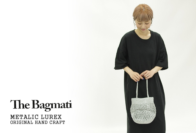 [クーポンで20%OFF]バグマティ/The Bagmati メタリックルレックス マクラメ編み メッシュバッグ METALIC LUREX  170805M