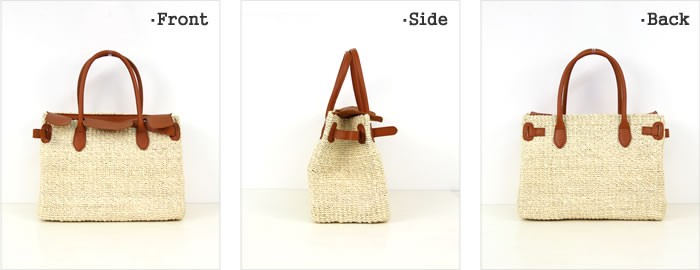 クーポンで20%OFF]コット/COTTO 牛革かごバッグ ハンドバッグ アバカ