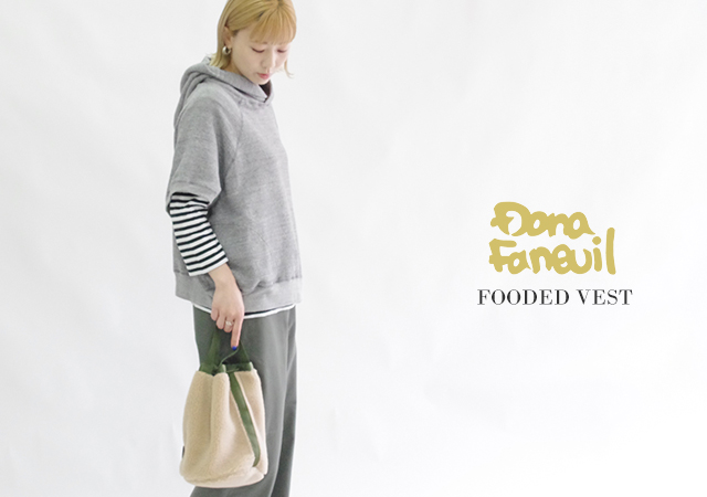 クーポンで15%OFF]ダナファヌル/DANA FANEUIL フード付きプルオーバー