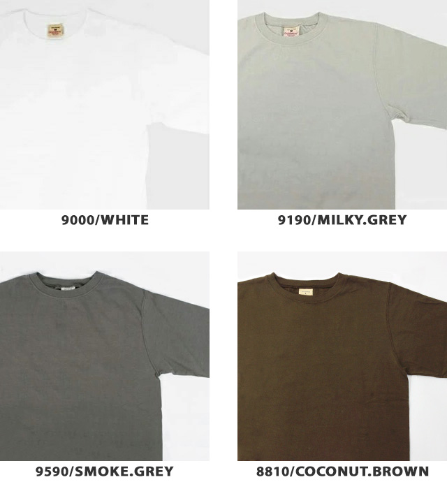 Goodwear（グッドウェア） クルーネック長袖リブTシャツ 袖リブ 裾リブ