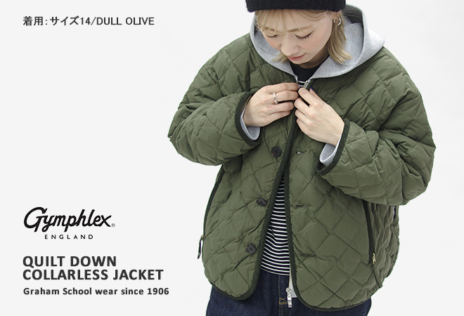 GYMPHLEX（ジムフレックス） 30%OFF 2025AW ノーカラーキルト