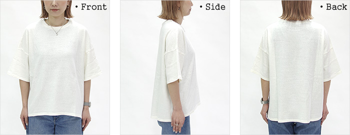 アルモニ harmonie 62560670 リサイクル コットン 天竺 リラックス ビッグシルエット 半袖 Tシャツ 10％offクーポン配布中 harmonie アルモニ 62560670 リサイクル コットン 天竺