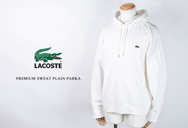 クーポンで20%OFF]ラコステ/LACOSTE ワンポイントプルパーカー