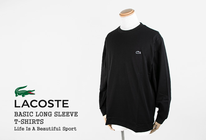 ラコステロングTシャツ 楽天市場】LACOSTE ラコステ ロンT 長袖 クルーネック ワンポイント