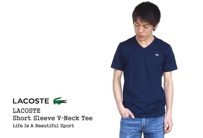 LACOSTE（ラコステ） [クーポンで20%OFF]ラコステ/LACOSTE 半袖Vネック