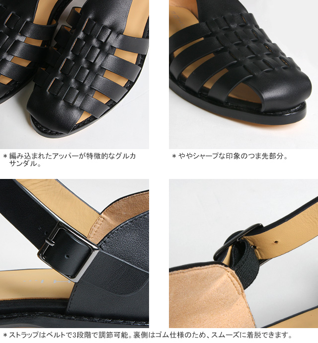 クーポンで15%OFF]モヒ/MOHI グルカサンダル 靴 レザーサンダル